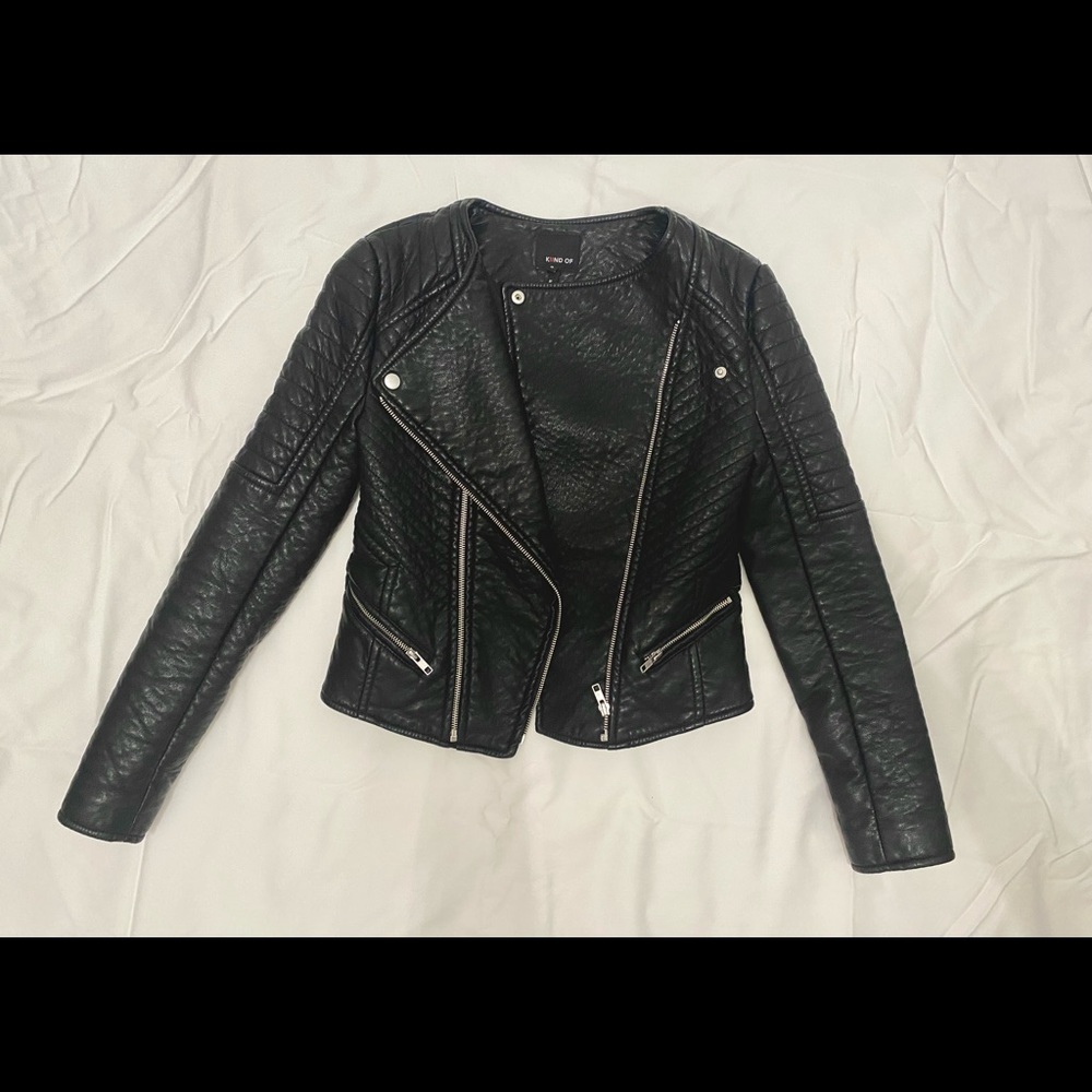 KIIND OF faux leather jacket